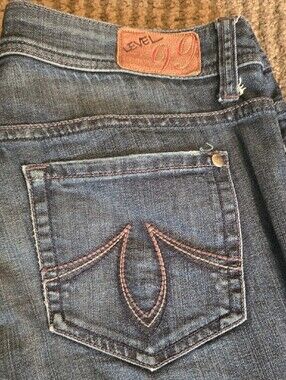 Level 99 Dark Blue Bootcut Jeans